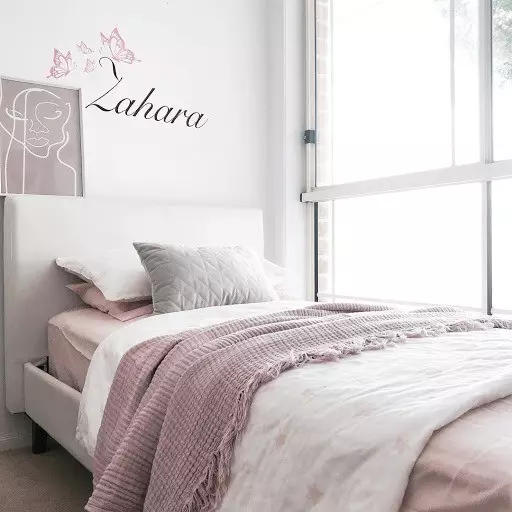 Modernong Bedroom Design para sa Girls: Nuances of Arrangement at 50 Mga Halimbawa 10014_63