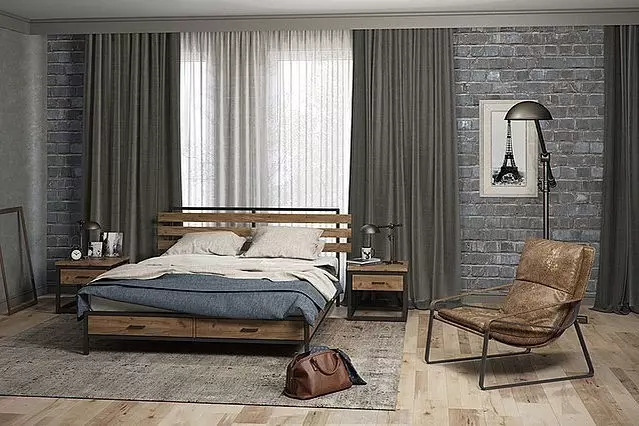 Thiết kế phòng ngủ theo phong cách gác xép: 50+ ý tưởng mà bạn thích 10022_107