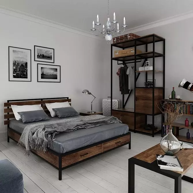 Diseño de dormitorio en estilo loft: más de 50 ideas que te gustan 10022_35