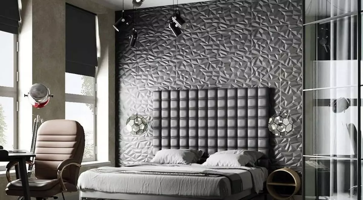 Design Bedroom en subtegmento: 50+ Ideoj, kiujn vi ŝatas 10022_38