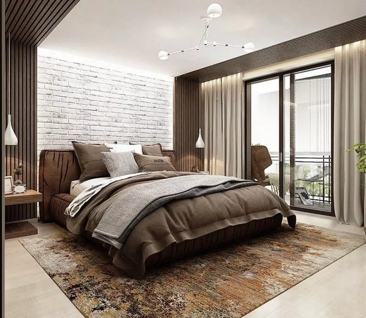 Thiết kế phòng ngủ theo phong cách gác xép: 50+ ý tưởng mà bạn thích 10022_5
