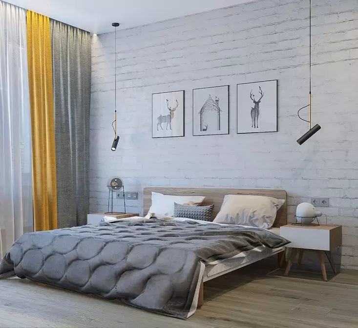 Design Bedroom en subtegmento: 50+ Ideoj, kiujn vi ŝatas 10022_53