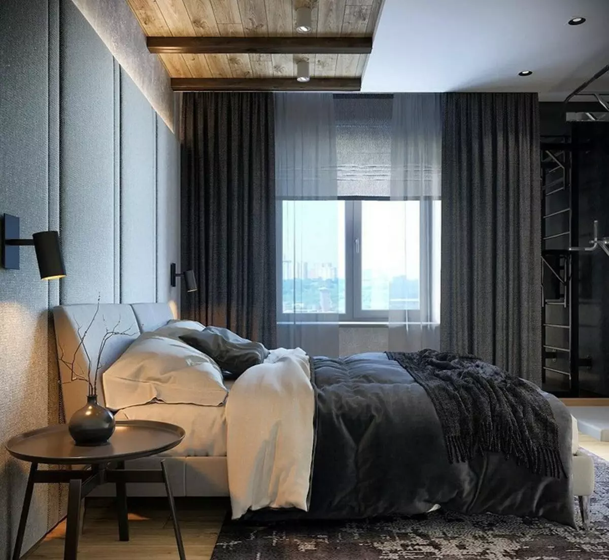 Thiết kế phòng ngủ theo phong cách gác xép: 50+ ý tưởng mà bạn thích 10022_58