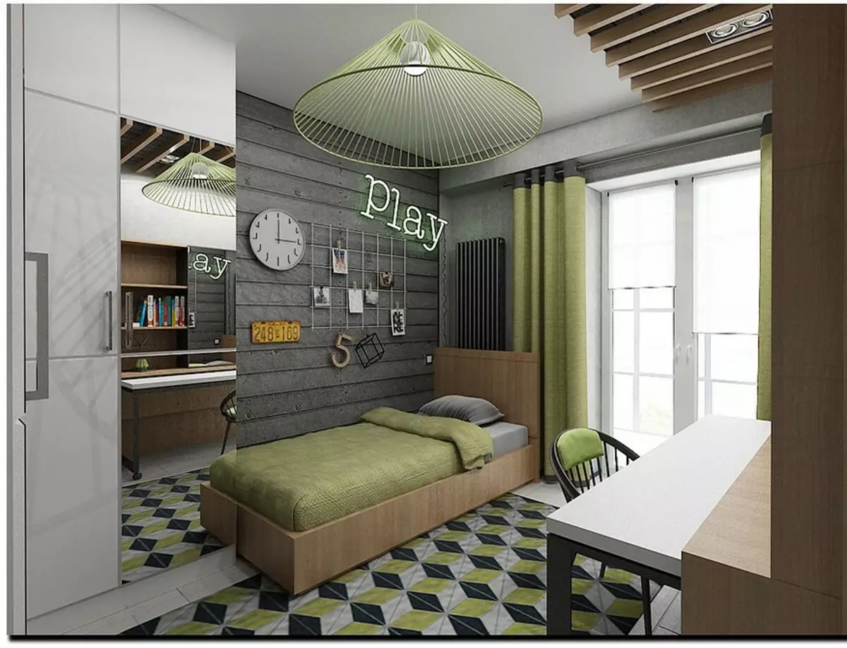 Thiết kế phòng ngủ theo phong cách gác xép: 50+ ý tưởng mà bạn thích 10022_80