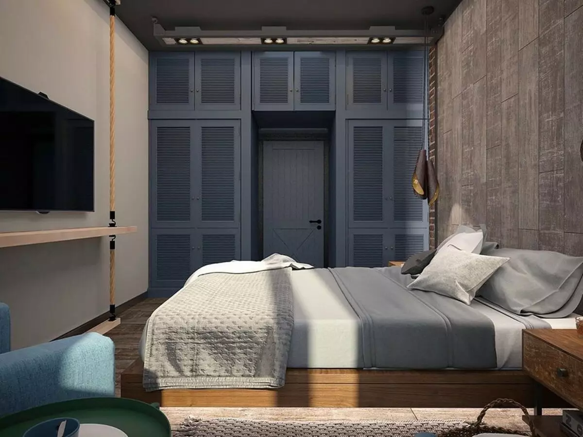 Thiết kế phòng ngủ theo phong cách gác xép: 50+ ý tưởng mà bạn thích 10022_89