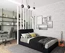 Design Bedroom en subtegmento: 50+ Ideoj, kiujn vi ŝatas 10022_98