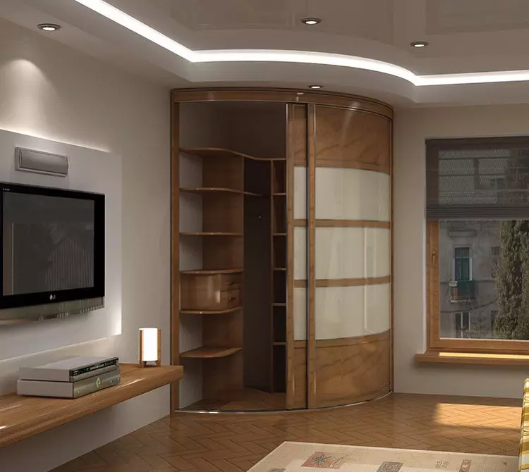 Dulapuri moderne din camera de zi: Cum de a alege și intra în interior 10035_31