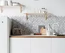 Küchenlayout 6 Meter mit Kühlschrank: Foto zu erfolgreichen Beispielen und Registrierungs-Tipps 10036_119