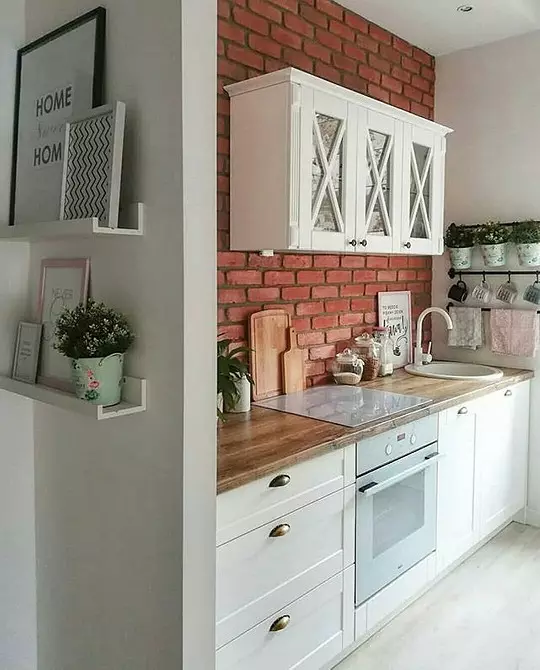 Küchenlayout 6 Meter mit Kühlschrank: Foto zu erfolgreichen Beispielen und Registrierungs-Tipps 10036_129