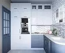 Diseño de cocina 6 metros con refrigerador: Foto de ejemplos exitosos y consejos de registro 10036_24