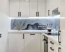 厨房布局6米，带冰箱：成功的例子和注册提示照片 10036_55