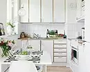Mutfak düzeni buzdolabı ile 6 metre: başarılı örnekler ve kayıt ipuçları fotoğrafı 10036_98