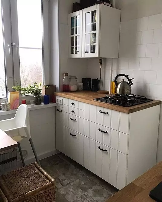 10 kleine Küchen, in denen der gesamte nützliche Raum beteiligt ist 10038_28