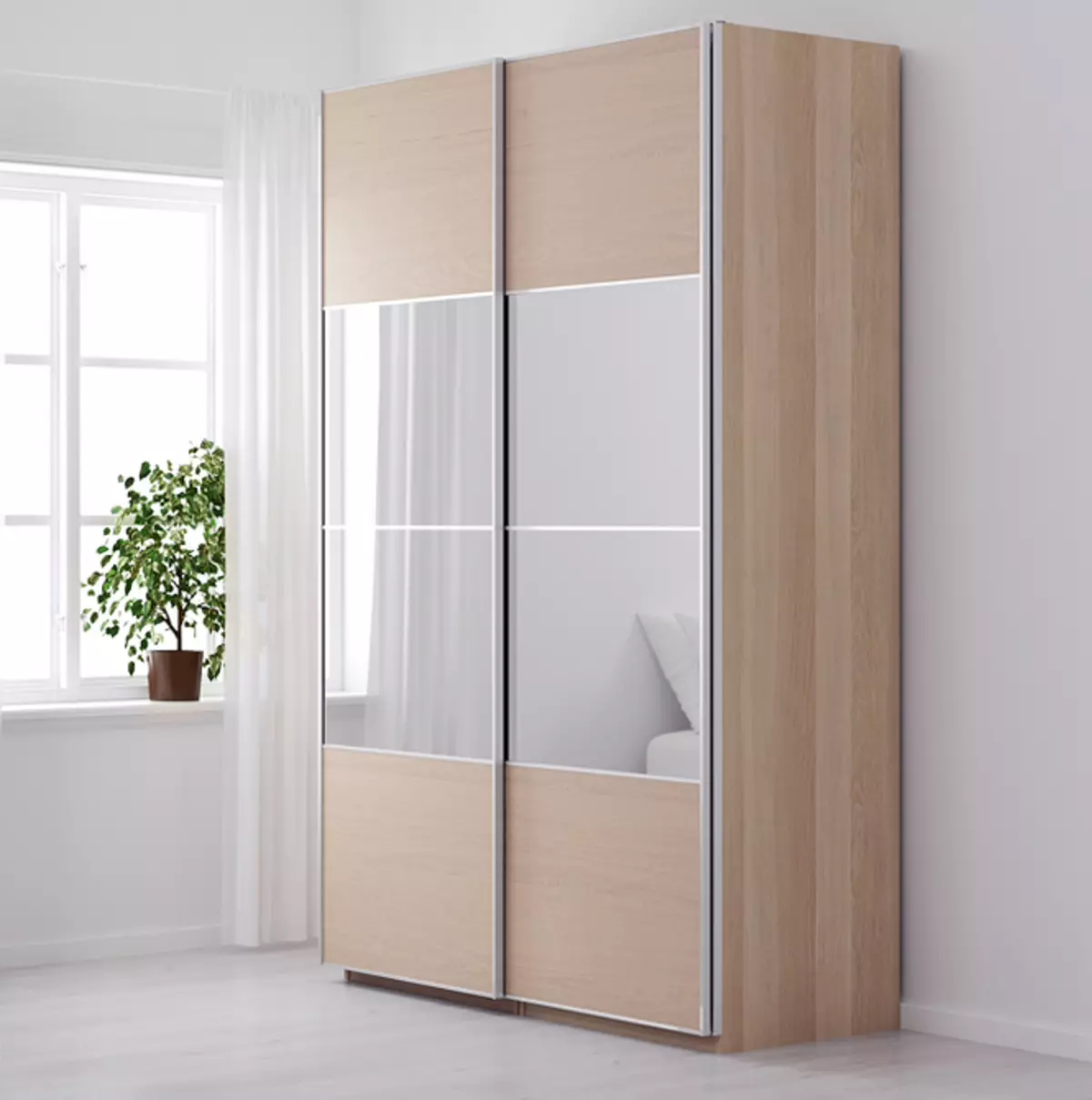 Modern wardrobes in the bedroom: photo and instruction, how to locate them 10044_15