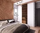 Модерни гардероби во спалната соба: Фото и инструкции, како да ги лоцираат 10044_36