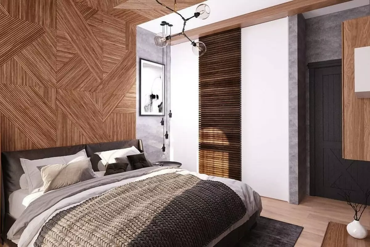 Модерни гардероби во спалната соба: Фото и инструкции, како да ги лоцираат 10044_39