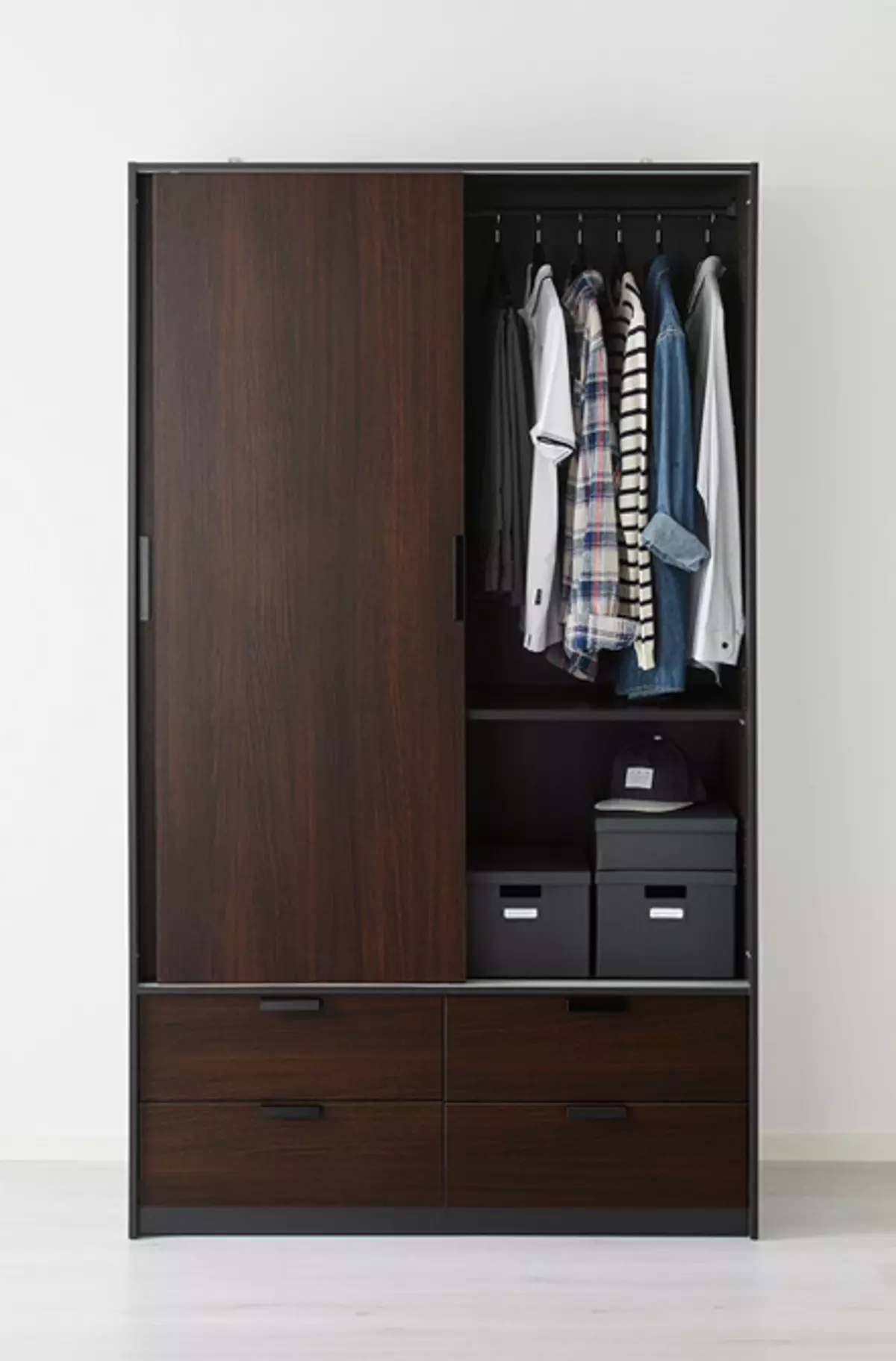 Modern wardrobes in the bedroom: photo and instruction, how to locate them 10044_47