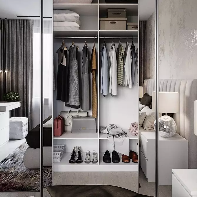 Modern wardrobes in the bedroom: photo and instruction, how to locate them 10044_71