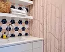 Kami milih wallpaper pikeun dapur: bahan, warna sareng kombinasi anu suksés 10054_19