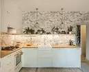 Kami milih wallpaper pikeun dapur: bahan, warna sareng kombinasi anu suksés 10054_65