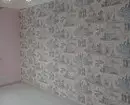 Die Ideen der Kombination von Wallpaper im Wohnzimmer: Nützliche Tipps und 40 Fotos von Interieur 10061_10