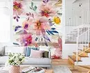 Les idées de combinaison de papier peint dans le salon: astuces utiles et plus de 40 photos d'intérieurs 10061_18