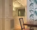 Gagasan ngagabungkeun wallpaper di ruang tamu: tips mangpaat sareng 40+ poto interior 10061_25
