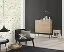 Gagasan ngagabungkeun wallpaper di ruang tamu: tips mangpaat sareng 40+ poto interior 10061_57