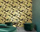 Gagasan nggabungake wallpaper ing ruang tamu: tips migunani lan 40+ foto interiors 10061_71