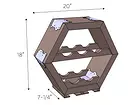 Amplaz Wäin Cabinet: 9 Original gespott, wat kann Iech selwer gemaach ginn 10065_77