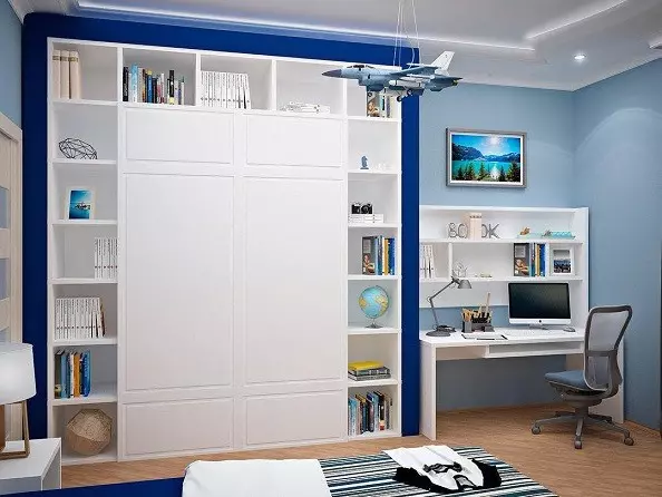 Paano pumili ng isang teenager-boy room design: ang pinakamahusay na mga estilo, kulay at mga diskarte sa palamuti 10068_108