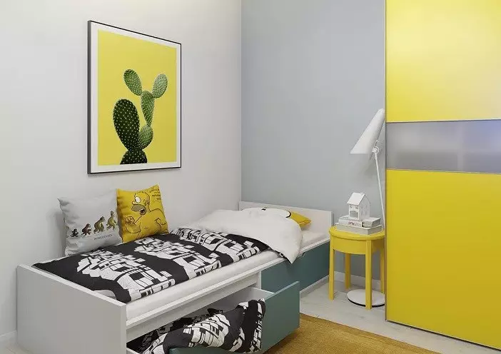 Kuidas valida teismeline-poiste ruumi disain: parimad stiilid, värvid ja decor tehnika 10068_35