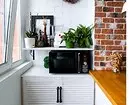 Proiectăm interiorul bucătăriei cu un balcon sau loggia: 30 Livrați idei cu fotografii 10074_12