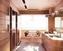 Progettiamo l'interno della cucina con balcone o loggia: 30 idee delive con foto 10074_47