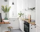 Kitchen design with refrigerator in Khrushchev: 45 examples that can be repeated 10089_51