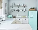Kitchen design with refrigerator in Khrushchev: 45 examples that can be repeated 10089_54
