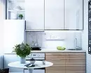Kitchen design with refrigerator in Khrushchev: 45 examples that can be repeated 10089_78