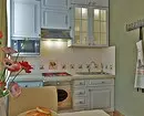 Kitchen design with refrigerator in Khrushchev: 45 examples that can be repeated 10089_87