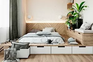 How to make a podium for the bed do it yourself: useful tips and step-by-step instructions 10097_1