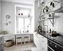 Tapetes mazām virtuvēm, vizuāli palielinot telpu: 50+ labākās idejas 10129_18