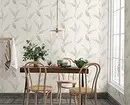 Wallpaper for small cuisine, visually increasing space: 50+ best ideas 10129_65