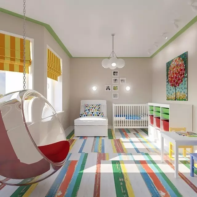 45 bright apartments with colored floors 10147_90