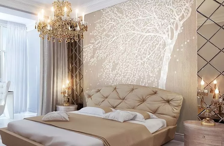 사진 바탕 화면이있는 침실 디자인 : 룸 디자인 팁 및 50 개의 인테리어 솔루션 10155_35