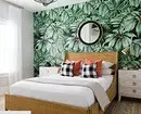 写真の壁紙と寝室のデザイン：部屋のデザインのヒントと50の内部ソリューション 10155_62