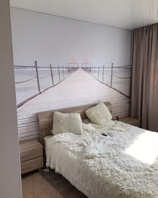 Miegamojo projektavimas su foto fono paveikslėliais: kambario dizaino patarimai ir 50 interjero sprendimai 10155_75