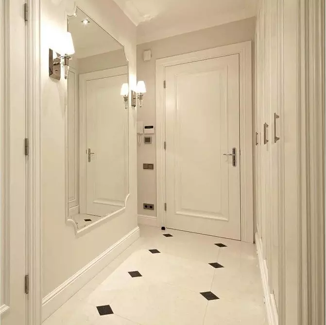 Hall for a narrow corridor: 40 design ideas with photos and 16 tips for design 10199_33