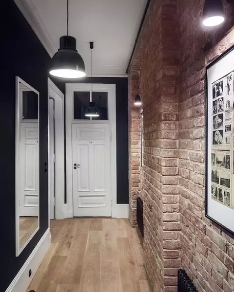 Hall for a narrow corridor: 40 design ideas with photos and 16 tips for design 10199_43