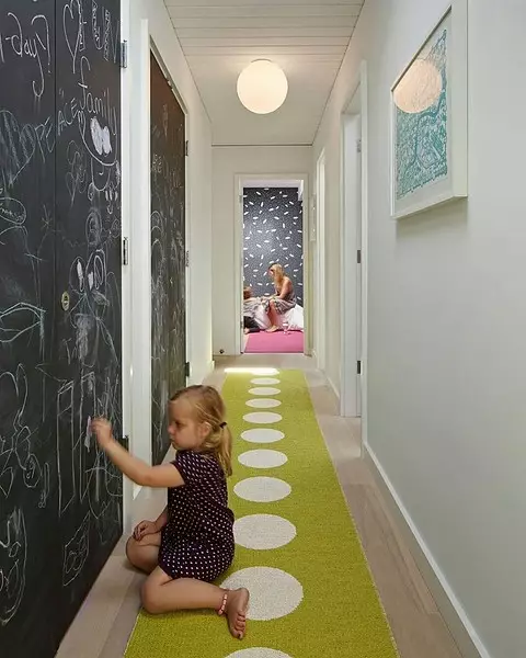 Hall for a narrow corridor: 40 design ideas with photos and 16 tips for design 10199_76