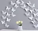 Cara membuat kertas kupu-kupu di dinding, lakukan sendiri: instruksi dan stensil 10208_10