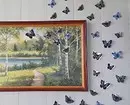 Kako napraviti papirnate leptire na zidu učiniti sami: upute i šablone 10208_16
